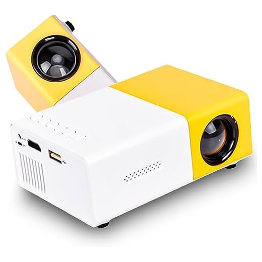 Mini Projetor Portátil LED - Conexões HDMI, USB e AV - com controle remoto