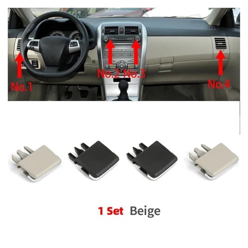 Rejilla de ventilación para Toyota Corolla 2007-2013: panel de aire acondicionado E15 2