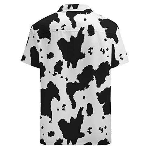 Men's Novelty Button Up Shirt Funky Short Sleeve Party Shirts Casual Hawaiian Beach Shirt2