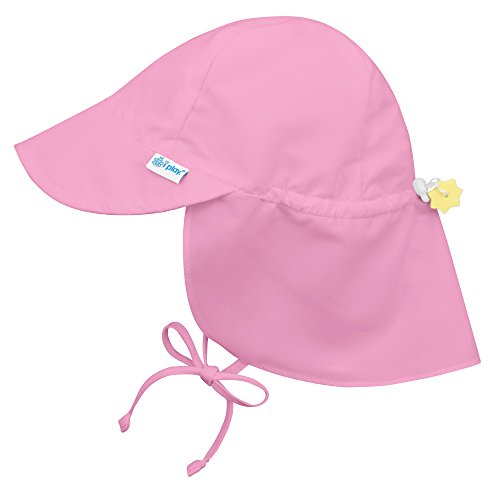 I Play. 2 Pack Upf 50+ Sun Protection Flap Sun Hats 0-6 Mth Hot Pink Lt. Pink #TOP2