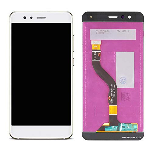 ELLENNE Pantalla LCD compatible para Huawei P10 Lite Was-LX1 Touch Cristal Negro Blanco Oro + Kit Destornillador (Blanco)