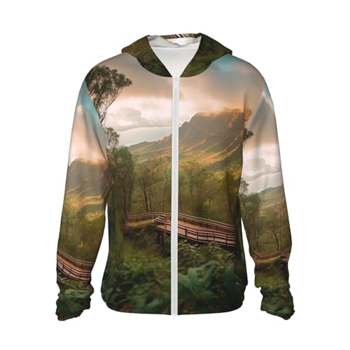 Veste à manches longues UPF 50+ pour randonnée et sorties nature