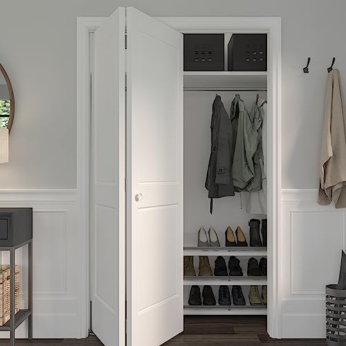 Image of Richelieu | Onward 48-inch Bi-Fold Sliding Single Door Hardware Kit, White