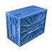 BCW Short Comic Book Bin | Holds 150 Comics | Stackable Plastic Storage | Acid-Free Organizer | Blue, Single