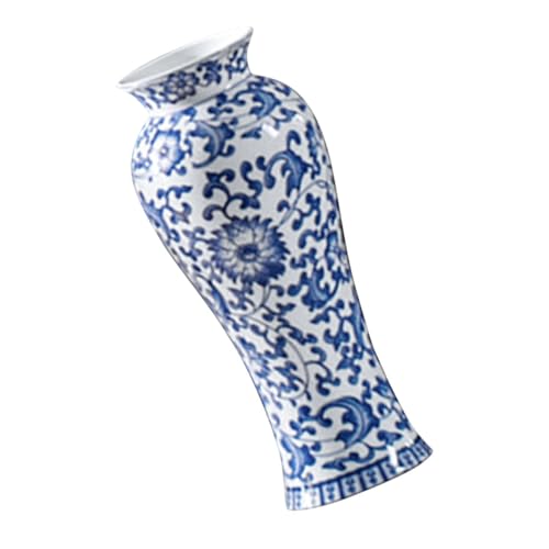 UTHCLO Keramik Vase S Chinesischer Stil Antike Blaue Blumen Deko Tischvase...
