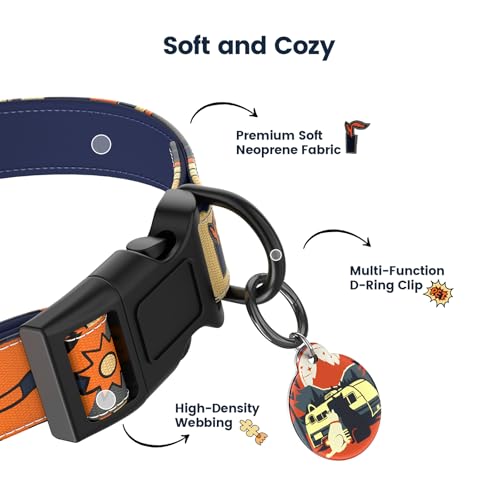 PawView Collar and Lead Set Dog with QR Code Tag Adjustable Ideal for Daily Walks Artistic Dog Lead with Collar Set for Puppy & Adult Dogs XS (Neck: 22-30cm,Width 1.5cm,Lead: 1.5 m) - Image 4