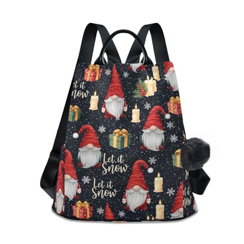 Sac à dos mignon de Noël rouge idéal pour vos sorties festives hivernales en ville