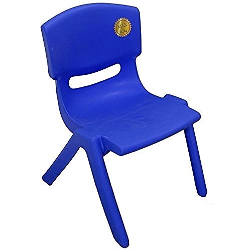 A406Extra Strong Childrens Plastic Chair - Ideal nursery schools, clubs, etc (2, Blue)