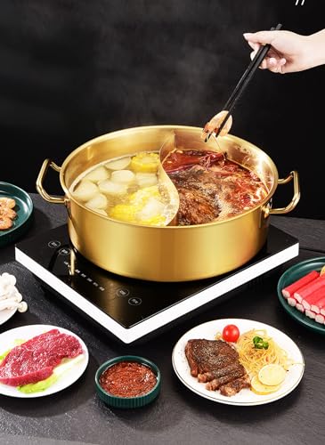 Olla de 28 cm compatible con inducción que separa sabores sin mezclar caldos 6
