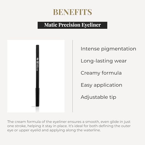 SALERM Eyeliner Lápiz Precisión Negro miniatura 3