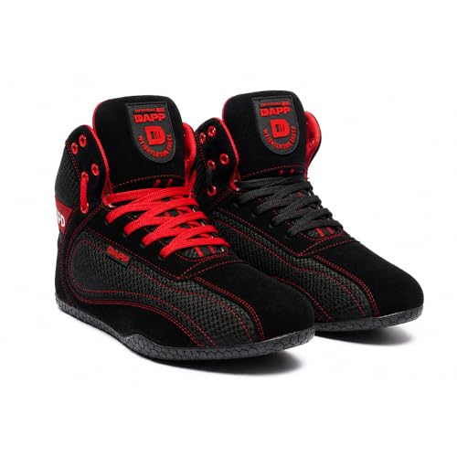 Image of Dapp X-Series Weightlifting Gym Shoes for Men and Women | Leather Suede Exterior | Signature Flat Sole | Padded Interiors for Stability | Smart Cushioning | Wide Toe Box