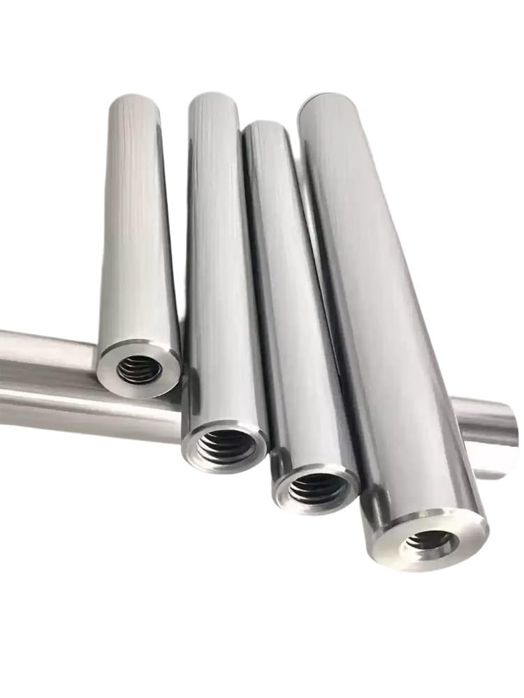 SYLALE Albero lineare di precisione con Filettatura Interna a Doppia estremità - Aste di Guida cromate M6/M8/M10/M12(M6(M3 Thread),200mm)