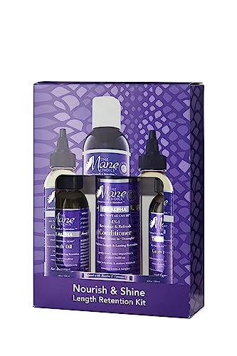 The Mane Choice Alpha Multi-Vitamin Scalp Nourishing Hair Growth Oil + Leave-In Kit