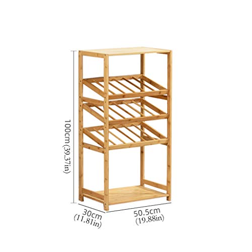 Soporte para botellas de vino HASMI de madera para encimera miniatura 2