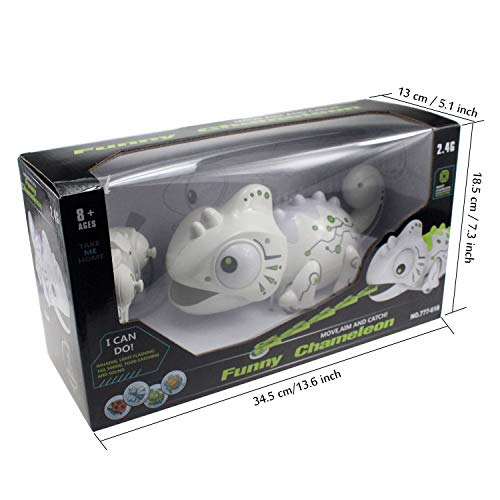 Tipmant Rc Chameleon Remote Control Animal Toy Electric Lizard Electronic Pets Car Vehicle Kids Birthday Gifts #TOP5