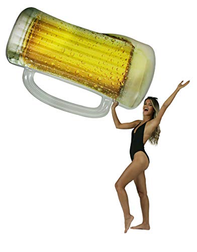 Poolcandy Inflatable Beer Mug Pool Raft #TOP2