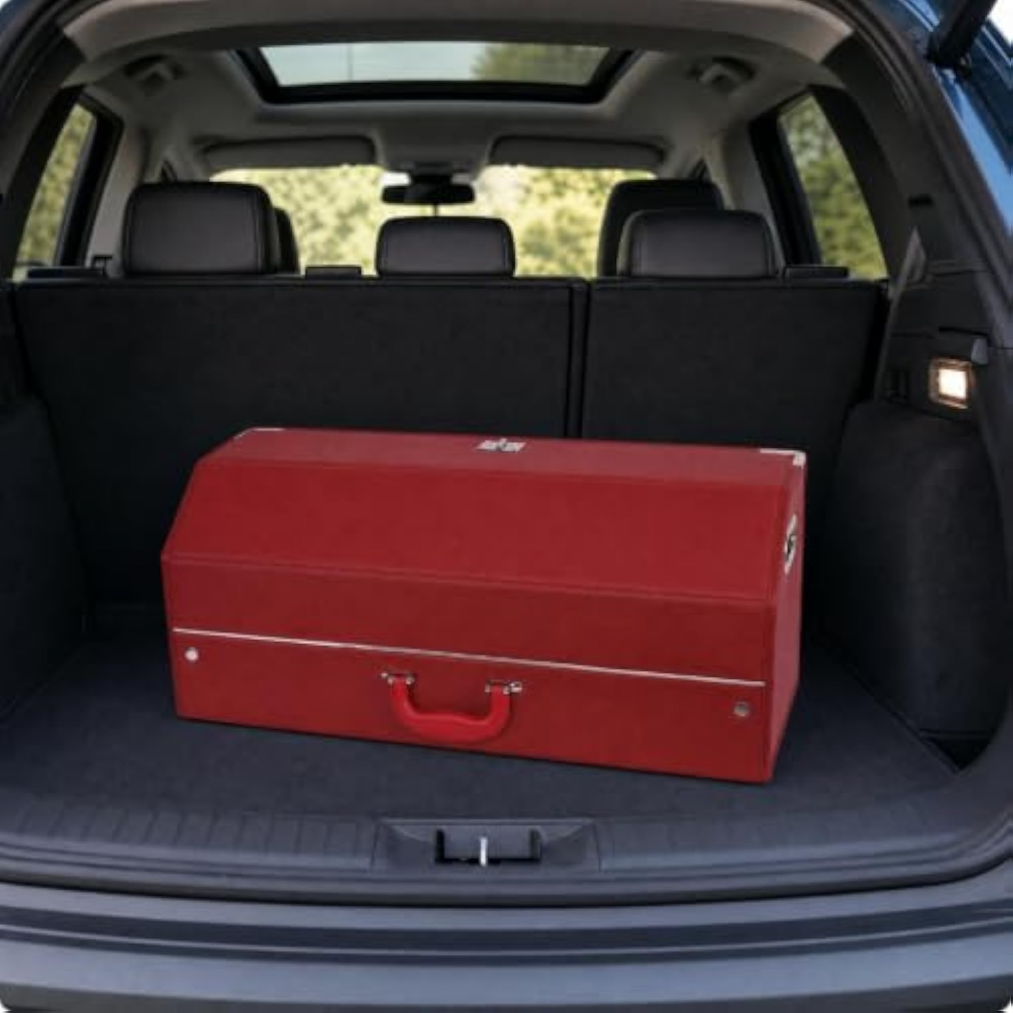 Foldable Leather Car Trunk Storage Box