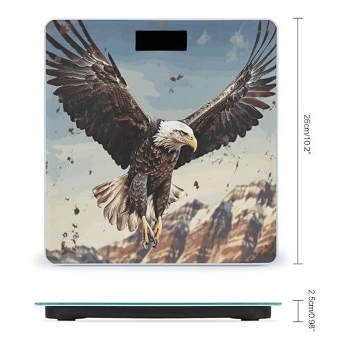 Báscula Digital de Baño con Vidrio Templado y Pantalla LCD miniatura 2