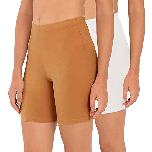 Image of OUTFLITS Ladies Cycling Shorts| Under Dress | Yoga Shorts | Workout Shorts | Running Shorts | Exercise Shorts | Gym Shorts for Womens