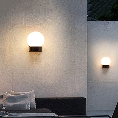 Luminaire extérieur moderne E27 étanche pour éclairage mural de cour