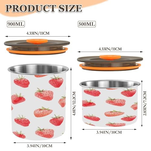 Contenedor Hermético de Café Acero Inoxidable 500ml miniatura 2