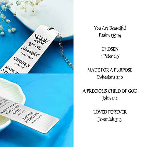 Foxforest Bible Bookmark, Christian Bookmarks For Kids, Bible Bookmarks For Kids, Bookmark For Bible, Bible Book Markers (You Are Beautiful) #TOP2