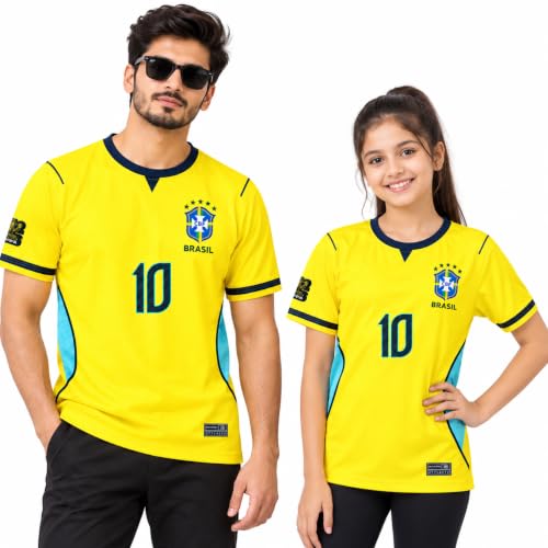 Generic Brazil Football Yellow Jersey - Image 4