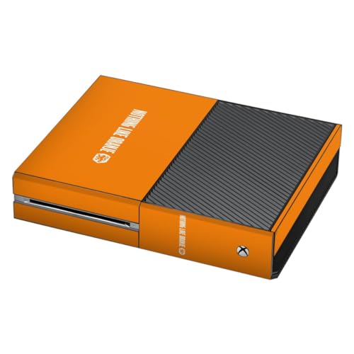 Sticker Xbox One pour masquer les rayures film football orange