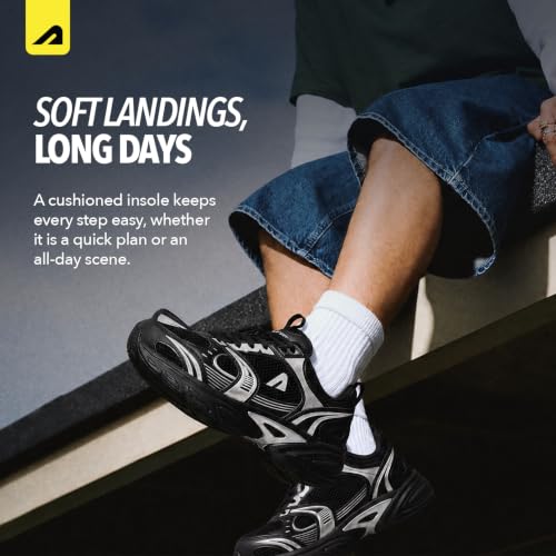 Image of Boldfit Shoes for Men Stylish Sneakers Retro Chunky Casual Shoes for Boys Platform Sneakers for Men Lightweight Streetwear Sneaker Shoe for Mens
