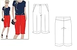 Style Arc Sewing Pattern - Jennifer City Short (Sizes 04-16) - Click for Other Sizes Available