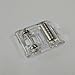 HONEYSEW Low Shank 722 Roller Sewing Machine Presser Foot Leather for Brother Janome Singer