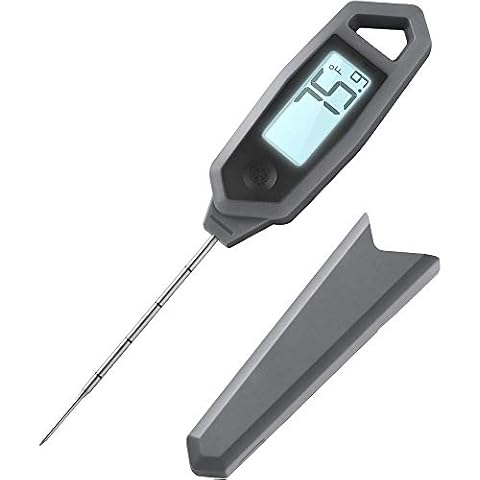 Lavatools PT18C Professional Commercial 3" Ambidextrous Backlit Digital Instant Read Meat Thermometer for Kitchen, Food Cooking, Grill, BBQ, Smoker, Candy, Home Brewing, and Oil Deep Frying Cover