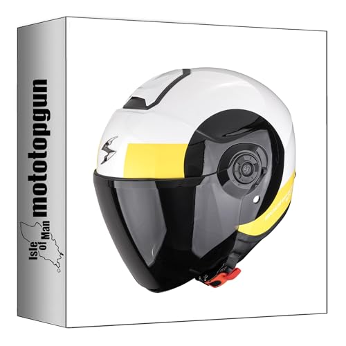 Casque jet Scorpion Exo-City II Sheer avec écran solaire et ventilation XXL