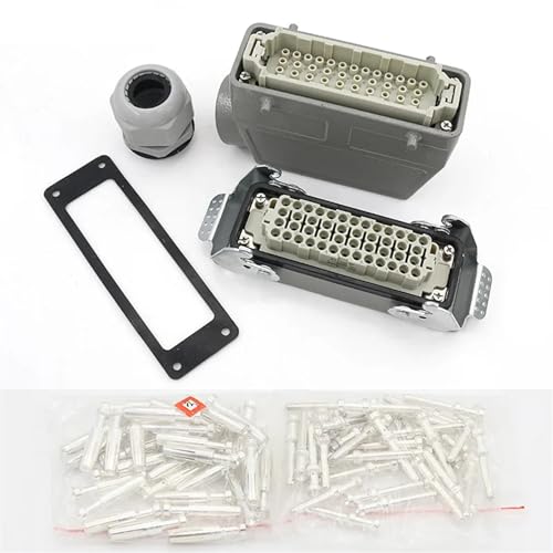 Conector rectangular industrial HDC de 46 núcleos con alta protección impermeable 7