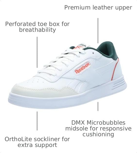 Image of Reebok Unisex-Adult Court Advance Sneaker