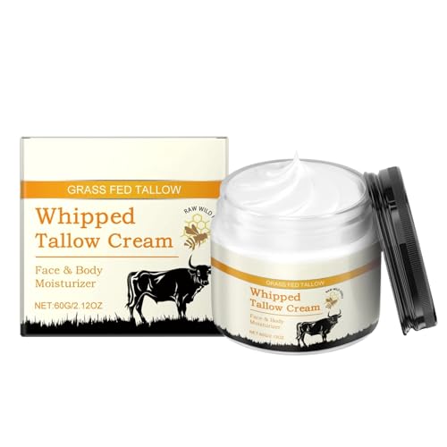 Tuxuseo de ternera para la piel | Crema para la piel de y miel | Bio Beef Tallow Skin-care | de ternera forrado con hierba y bálsamo de miel - Hidratante profundo para el rostro y el