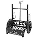 Dynamic Discs EZ Disc Golf Cart by ZÜCA | Fits Large Specialized Disc Golf Backpacks | Go Off-Road in all Seasons with All-Terrain Tubeless Foam Tires (Black)