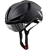 🚴【Sicherheitsschutz Material】CE-zertifiziert.Die Verwendung fortschrittlicher Technologie verbessert die Sicherheitsleistung. Die haltbaren PVC- und PC-EPS-Schaumstoffe reduzieren den Aufprall und schützen den Kopf des Fahrers. Der äußere Teil des Fahrradhelms besteht aus einer haltbaren Hartschale, und das interne EPS-Schaummaterial wird für den durch den Aufprall verursachten Druck verwendet. Erwachsene, die einen Helm tragen, fühlen sich sicherer und schützen Ihren Kopf in alle Richtungen.