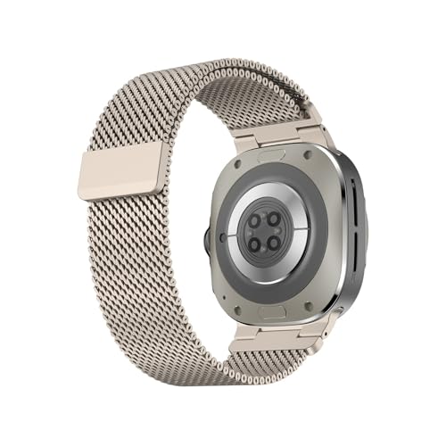 [PLYYQZM] ���^���u���X���b�g,�ɍ��� Sam su ng Galaxy Watch Ultra2 47mm 2025�x���g����,�ɍ��� Sam su ng �r���v7 Ultra 47mm�o���h�ɓK�p(Titanium,For Galaxy Ult
