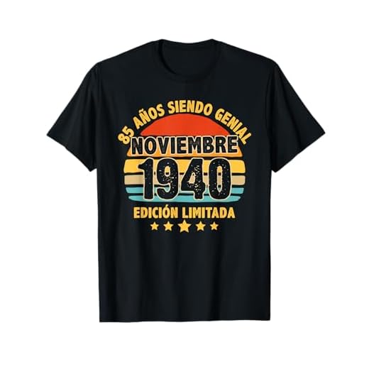 Noviembre 1940 85 Años Hombre Cumpleaños Noviembre 1940 Camiseta