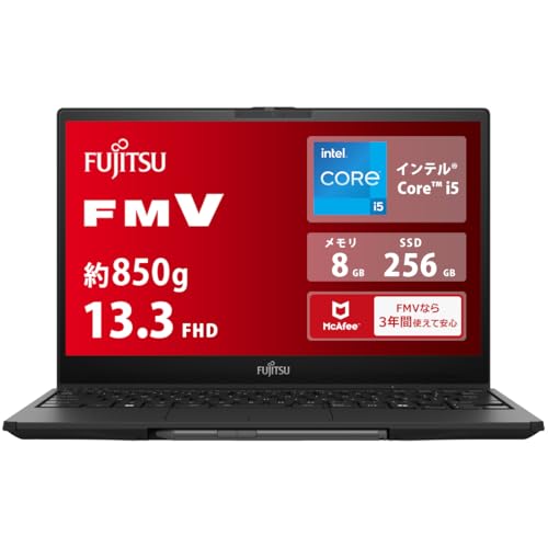 FUJITSU ノートパソコン 13.3型 Celeron 3965U FMVU8E3RD1_dda35901-0a1f-4636-