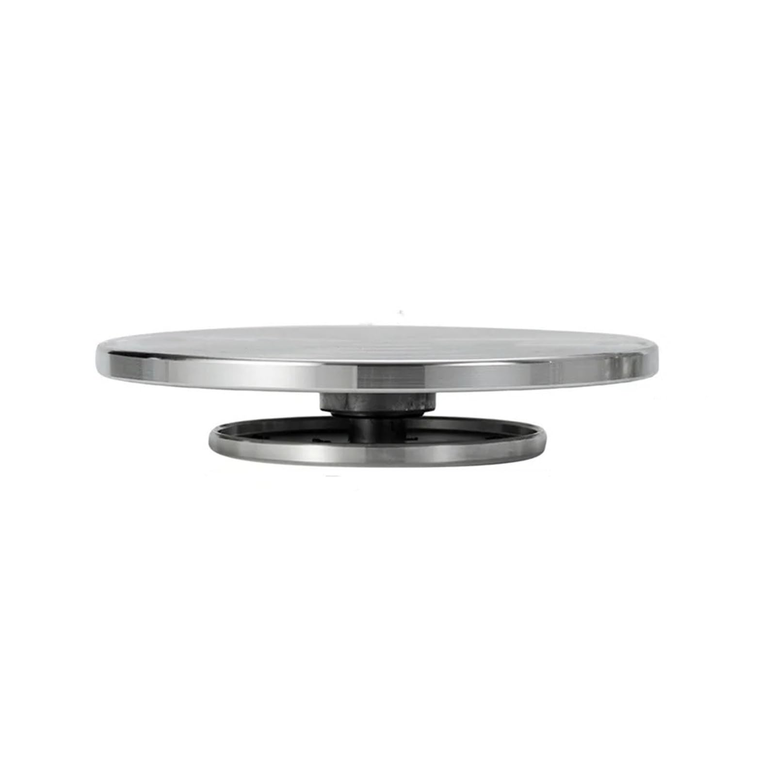 Tornio per Ceramica,Ceramica Ruota Piattaforma Girevole in Lega di Alluminio a Doppia Faccia for Strumenti rotanti con Ruota in Ceramica Piattaforma for Scultura in Argilla