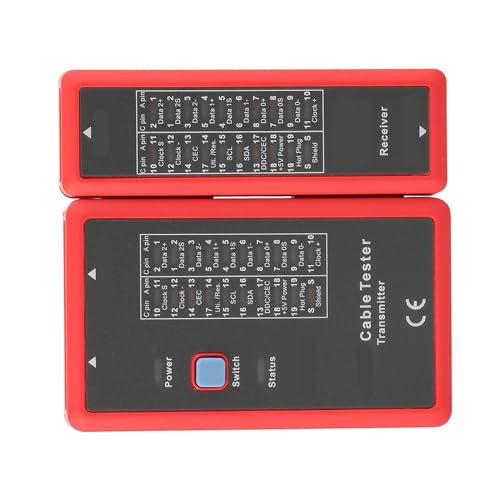 Generic Testeur de Câble Fiable UT681HDMI avec Alerte de Basse Tension de Batterie et Arrêt Automatique pour un Test Précis des Câbles de Données en Home...
