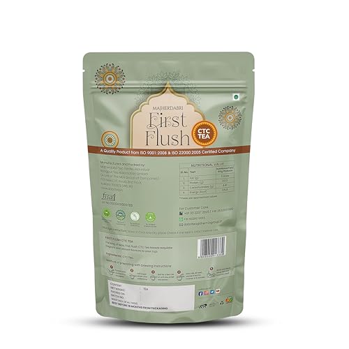 Image of DABRI Majherdabri First Flush CTC Tea 300gm|Pack of 3 x 100gm Each Pouch|Fresh Spring Harvest|Aromatic & Bright Black Tea|Premium Garden-Picked Leaves|Ideal for Delicate Yet Flavorful Chai