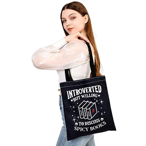 Bolso Tote para lectores de novelas oscuras miniatura 2