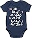 Produktbild Baby Body Junge Mädchen - Sprüche Baby - Ich bin süß Mama ist heiß Papa hat Glück Herzen - 3/6 Monate - Navy Blau - strampler bodys babykleidung einfarbig kurzarm jungen bodies spruch - BZ10