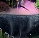 Zimmerbrunnen für den Schreibtisch, Zen-Meditation Steingarten, Wasserfall. Mit automatischer Pumpe, Bunte Nebel Luftbefeuchter Brunnen, Home Office Desktop Dekoration, (Stil 2)