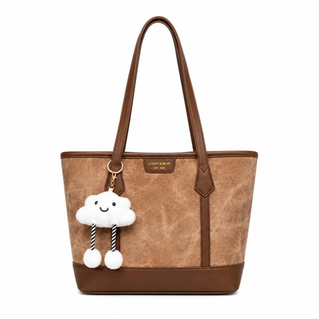 Tote bag femme pour travail et voyage, grand sac à main épaule en cuir