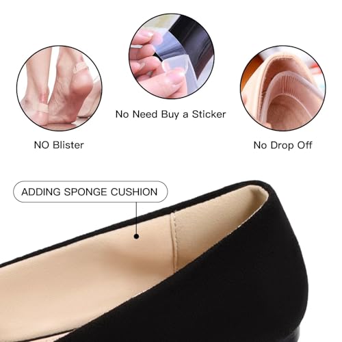 MUSSHOE Comfortable Casual Women's Flats：Round Toe Loafers for Women：2025 Dressy Ballet Flats for Working Women Aged 25-50 Business Office Walking Wedding2