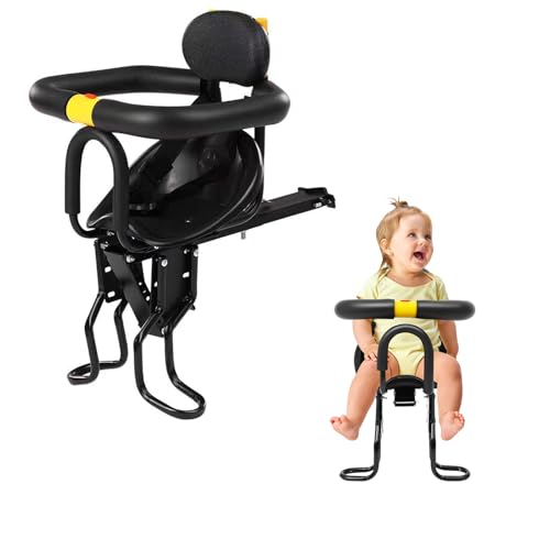 Child Bike Seat - Front Mount Detachable Front Mounted Child Bicy...